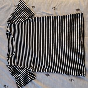 Loft striped short sleeve sweater